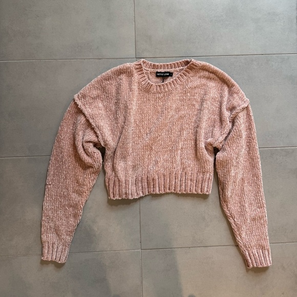 Pretty little thing Cozy Pink Sweater - Picture 1 of 3